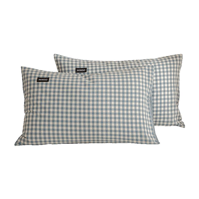 MINISO 100% Pure Cotton Pillowcase Pair Set 48x74cm Pair