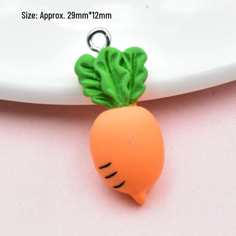 DIY Handmade Jewelry Accessories: Resin Cute Rabbit, Panda, Cactus, and Flower Pendants