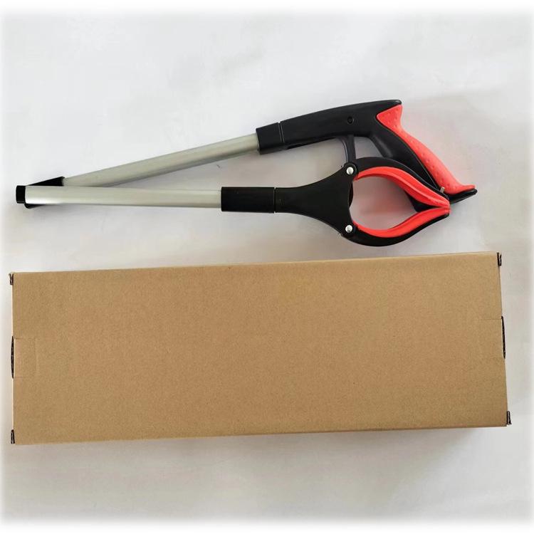 Retractable Folding Household Reacher Outdoor Hygiene Tongs - Thickened Sanitation Multifunctional Trash Picker.