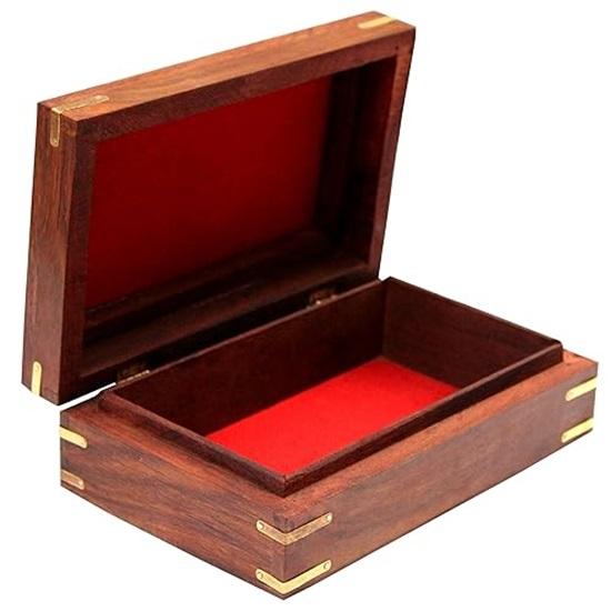 Handmade Wooden Jewellery Box for Women Jewel Organizer Hand Carved Carvings Gift Items