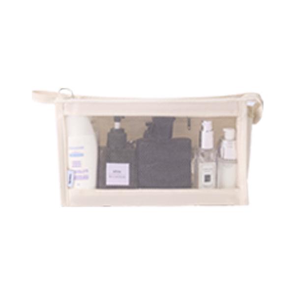 Borsa per Trucco da Viaggio di Grande Capacità con Separazione Umido/Secco e Design a Gancio Cationico