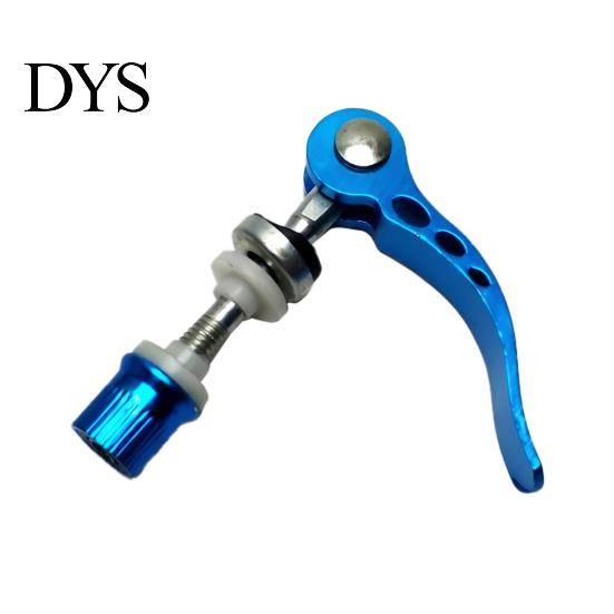 Bike Supplies Black Seat Clamp Rustproof Corrosion Resistant Reusable Quick Aluminum Quick-release Release Pipe Locking Screws Maintenance Tool
