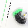 300Pcs Silicone Space Bean Fishing Bobbers Stoppers Float Stops Oval/Cylinder Fishing Bobbers Space Bean Easy to Use