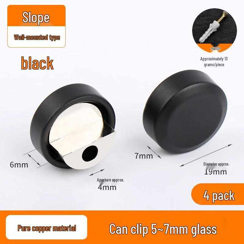 

Drill-Free Zinc Alloy Glass Mirror Clamps
