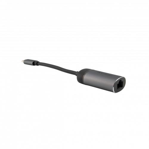 Verbatim 49146 USB-C to Gigabit Ethernet Adapter, USB 3.1 GEN 1, Gigabit Ethernet, Grey/Black