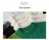 Men's 2024 Winter Color-Block Knitted Sweater - Casual, Warm, and Loose Fit