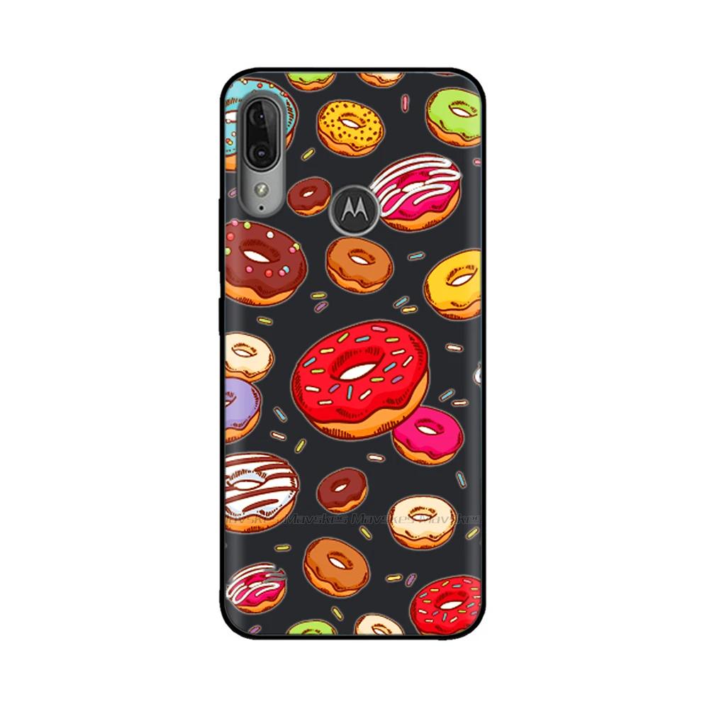 For Moto E6 Plus Case Soft Black Silicone Phone Back Cover For Motorola Moto E6 Play E6s 2020 MotoE6 Plus Case Cover Coque Funda
