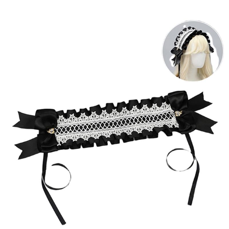 Bows Hairbands Adorkable Photo Props Halloween Anime Headbands Party Headpiece Fun Headbands for Music Festivals