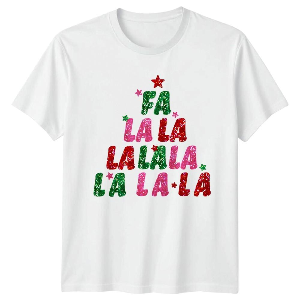 Fa La La La La La La La La La Christmas Holidays Graphic Tee Unisex Unisex Unisex S