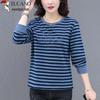 Woodpecker Women's Striped Cotton Long-Sleeve T-Shirt