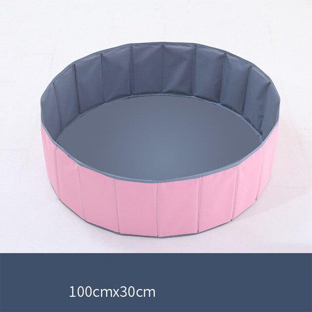 Baby Ball Pool Foldable Infant Ball Pits Ball Pool Ocean Balls For Dry Pool Washable Playpen Toy Folding Fence Kids Toys