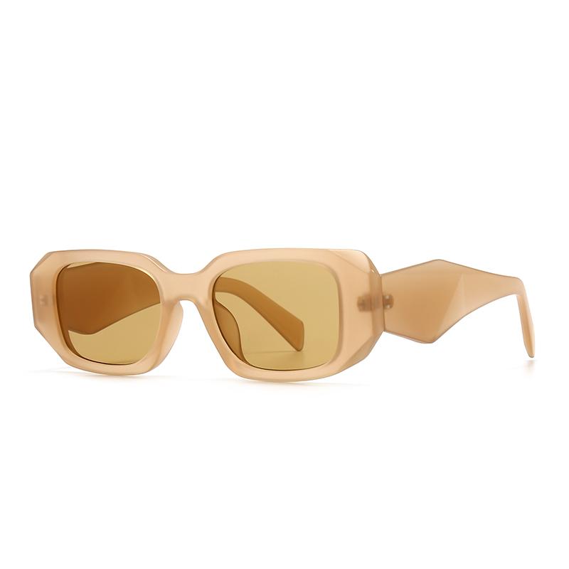Cross-Border Export Latest Modern Retro Square Frame Narrow Sunglasses Ins Style Stt Photography Big-Name Sunglasses Pr17Ws