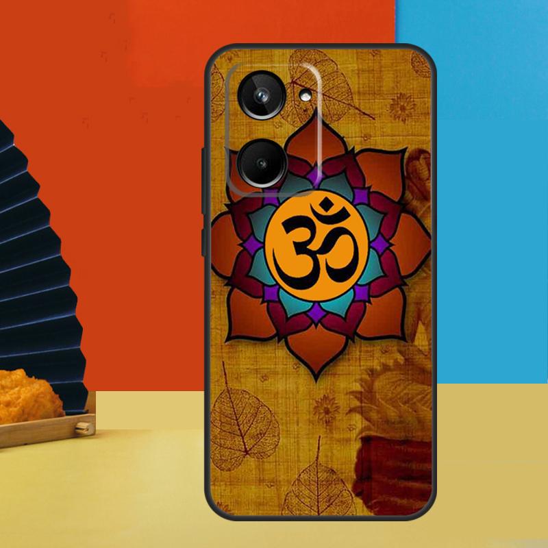 Aum Om Namaste Symbol Zen Yoga For Realme 11 9 10 12 Pro Plus C55 C53 C51 C33 C31 C30 C25s C21Y C15 C11 GT3 GT Neo 5 Case