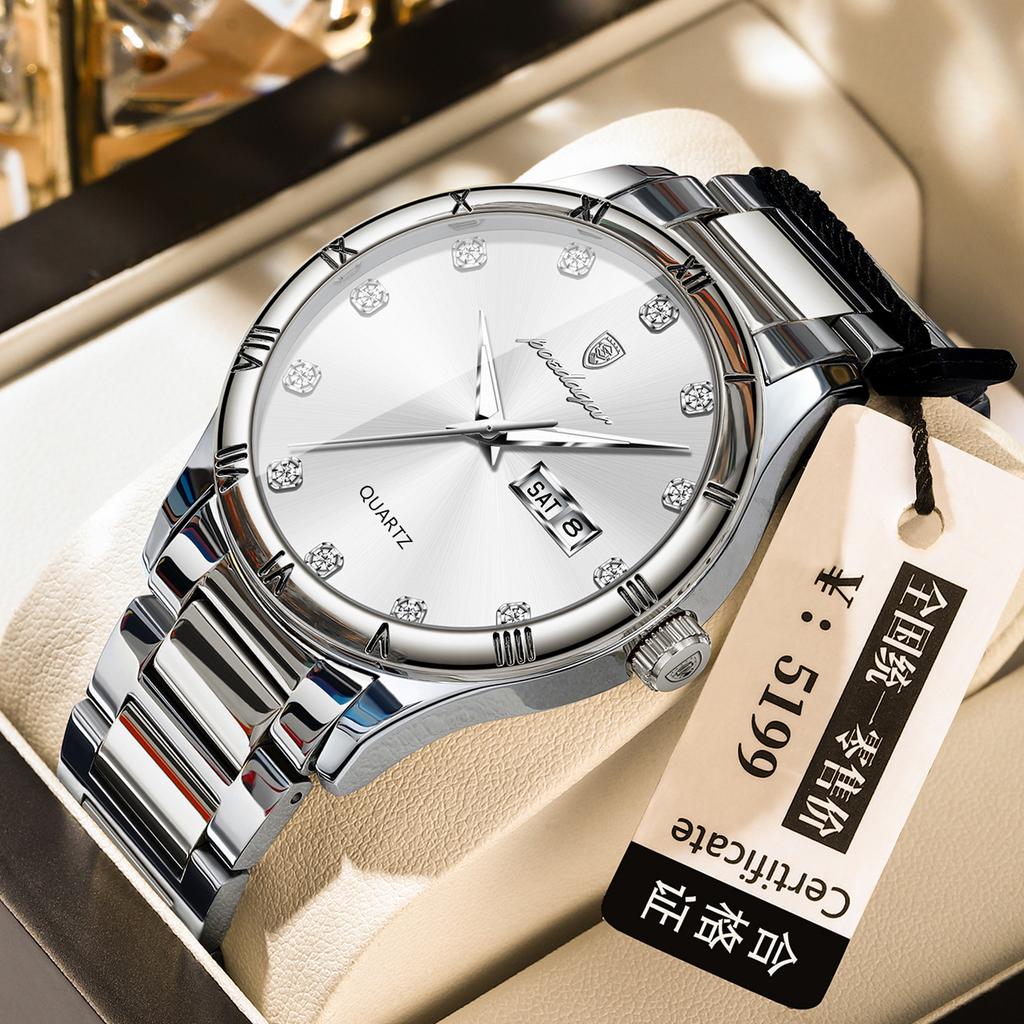 Bricked Men'S Watches Business Fashion Quartz Watches