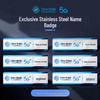 Stainless Steel Custom Mobile Telecom Employee ID Pin Badge