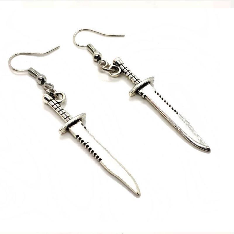 Trendy Geometric Sword-shaped Earrings For Women Alloy Fashion Jewelry 2021