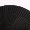 Vintage Black Bamboo Folding Fan – Handmade Retro Chinese/Japanese Style, 21.01 cm, Lightweight & Durable