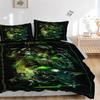 Necron Legion Bedding 3 Piece Set HD Print Duvet Cover Pillowcases for Teens Adult Bedroom Decoration Christmas Gift