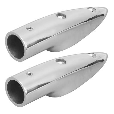 2pcs 7 8in Handrail End 316 Stainless Steel Anti Corrosion Accessory for Marine Boat