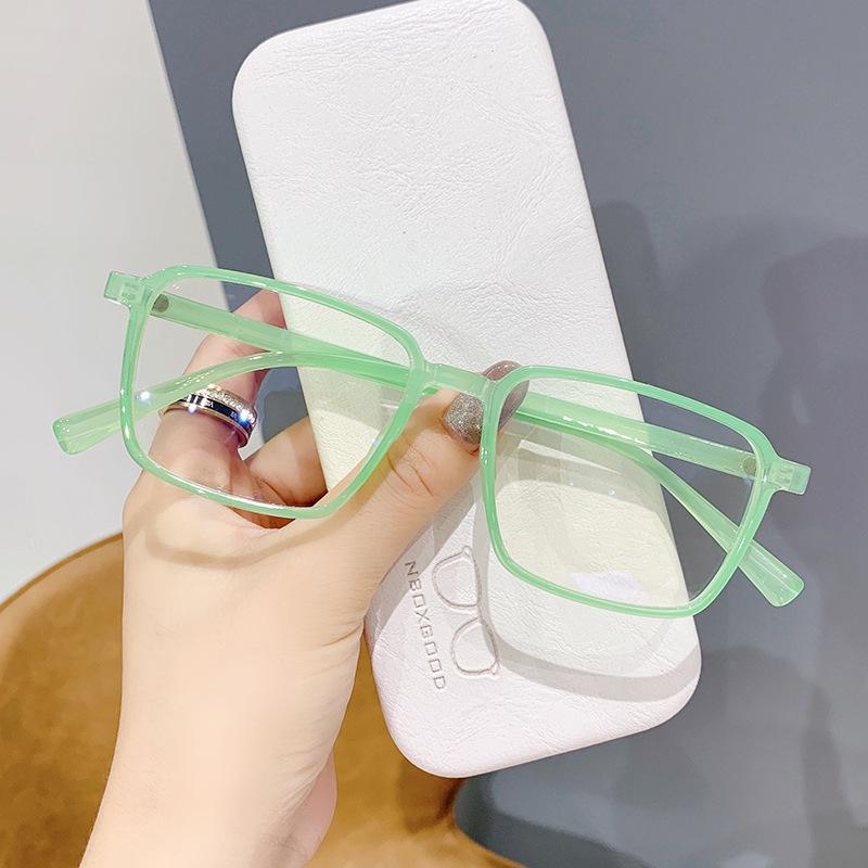 Women Myopia Glasses Blue Light Blocking Glasse Men Classic Square Frame Clear Eyeglasses 0 To -4.0 Computer Glasses Eye Glasses
