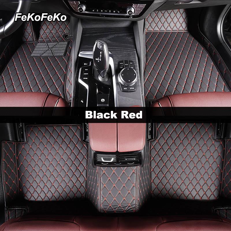 Custom Car Floor Mats For Skoda Octavia Auto Carpets Foot Coche Accessories