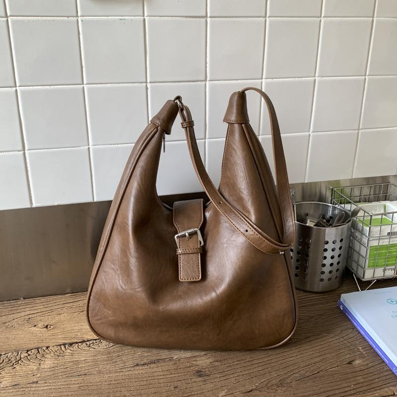 Premium Bag Women's 2025 New Autumn and Winter Retro Shoulder Bag Commuter Tote Bag Large Capacity Women's Bag