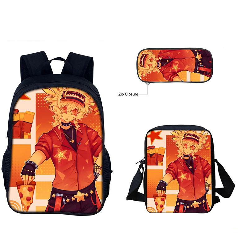 3pcs/set 3D Game Forsaken Gubby Primary and Secondary School Students Schoolbag Backpack shoulder Bag Pencil Bag School Bag