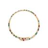Trendy Tennis CZ Choker Necklace for Women Luxury Dazzling Crystal Iced Out Zirconia Collar Short Chain on Neck Fashion Jewelry