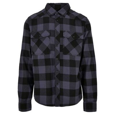 Construa Sua Marca Camisa Xadrez Masculina