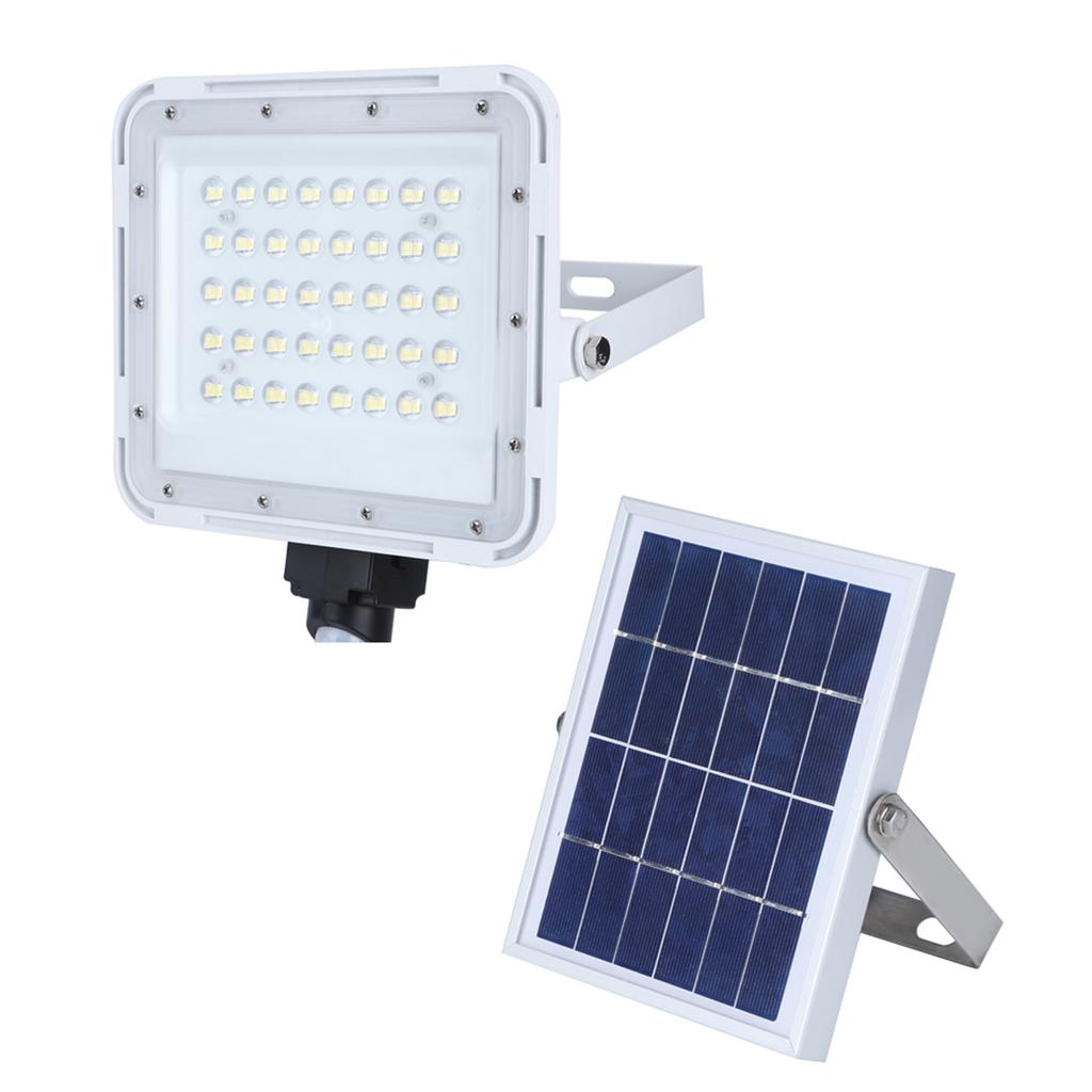 LED Solar Flood Light Waterproof Wall Lamp Street Light for Outdoor Garden Lawn