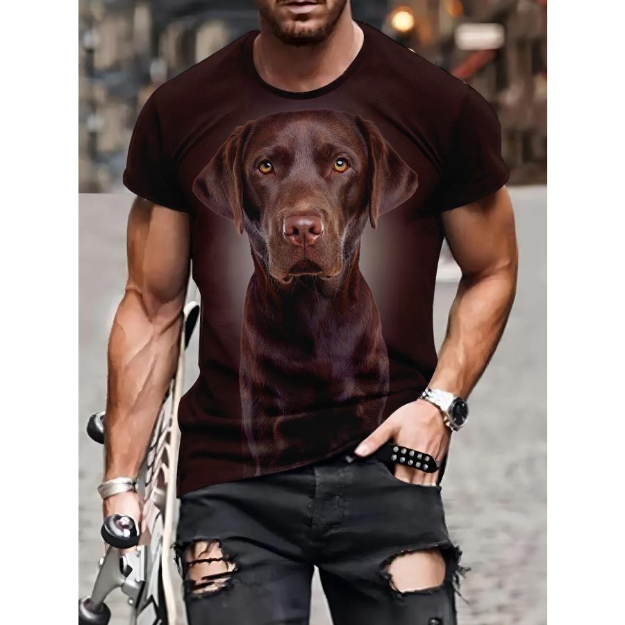 Tiger Pattern Tees Summer T Shirts Men Streetwear God Black 3D Print T Shirt Fashion O Neck Short Sleeve Tops