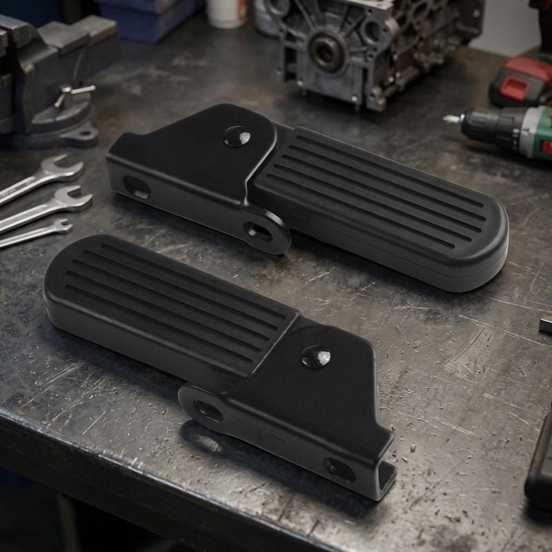 Electric Moped Front Pedal Left And Right Metal Rubber Scooter High quality Materials Support Pad Foldable Pedal Front Practical