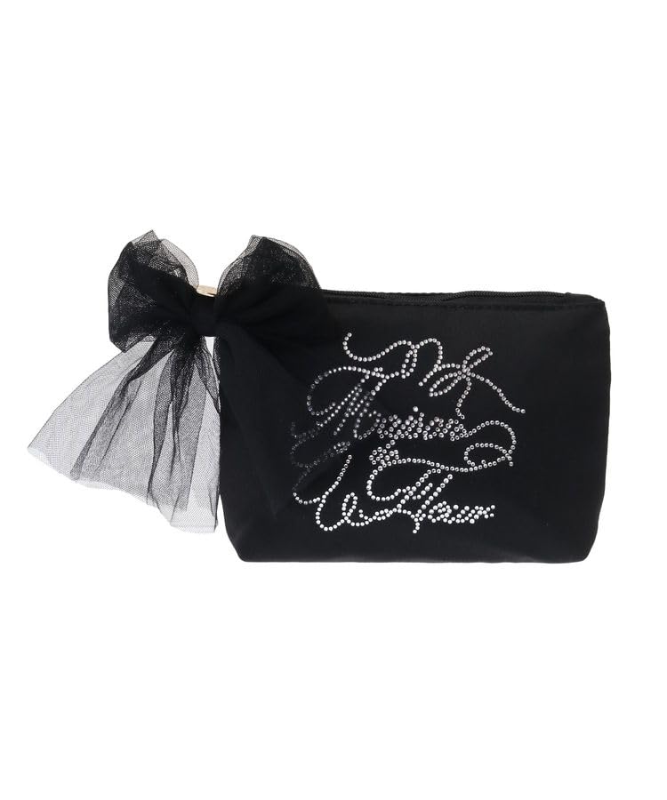 

de Сумочка из стразов для черного [Maison Fleur] Сумочка/Мешочек на шнурке Женская, чёрный