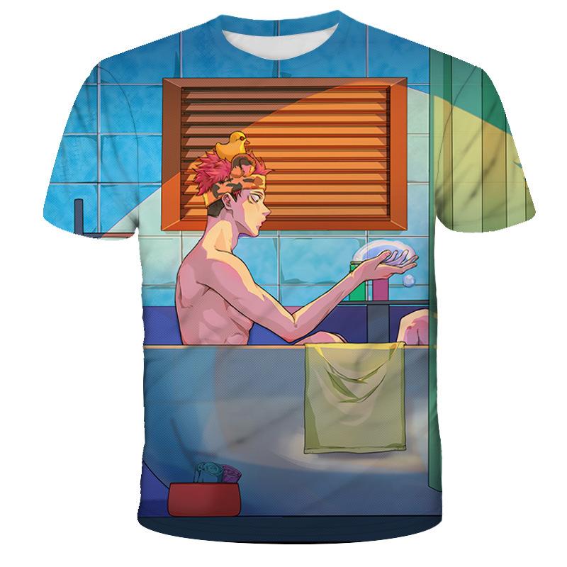 

Полиэстер быстросохнущая джиу-джитсу кайсен мужская летняя повседневная удобная быстросохнущая дышащая детская футболка XXS-6XL 6XL