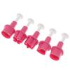 5Pcs Plastic Cookie Cutter Cake Mold Star Button Plum Heart Biscuit Sugarcraft