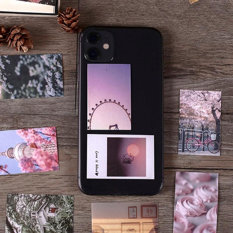 50pcs Landscape Stickers Kawaii Scrapbooking Paper Supplies Junk Journal Decor Craft Stationery DIY Diary Stickers