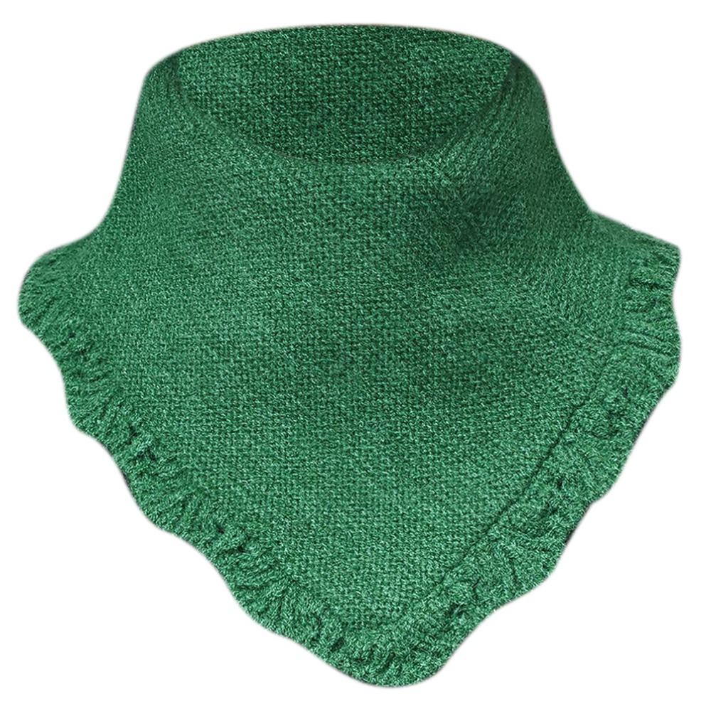 

Neck warmer Knitting False Collar Windproof Knitted Turtleneck Casual Fake Collar Women зелений