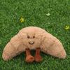 Rag Doll Toy Sofa Decoration Stuffed Animals Croissant Plush Smile Bread Pillow Plush Toys Smile Croissant Bread Pillow