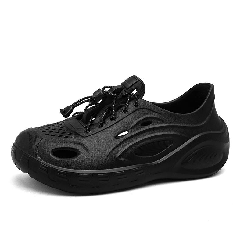 

Летняя верхняя одежда, дырявые туфли, высококачественные мужские туфли на платформе EVA, мужская пляжная обувь из кокоса, нескользящая садовая обувь 45