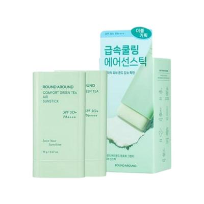 Round Around Comfort Grüner Tee Air Sonnenstift Doppelpack 19g x 2