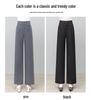 Women's High-Waisted Wide-Leg Pants - Slimming, Loose, Casual Straight-Leg Trousers for Spring/Summer/Autumn 2025