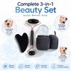 Facial Roller Gua Sha Set Stainless Steel Scraping Board Silicone Ice Face Roller Mold Skin Care Massage Face Skin Care Tools