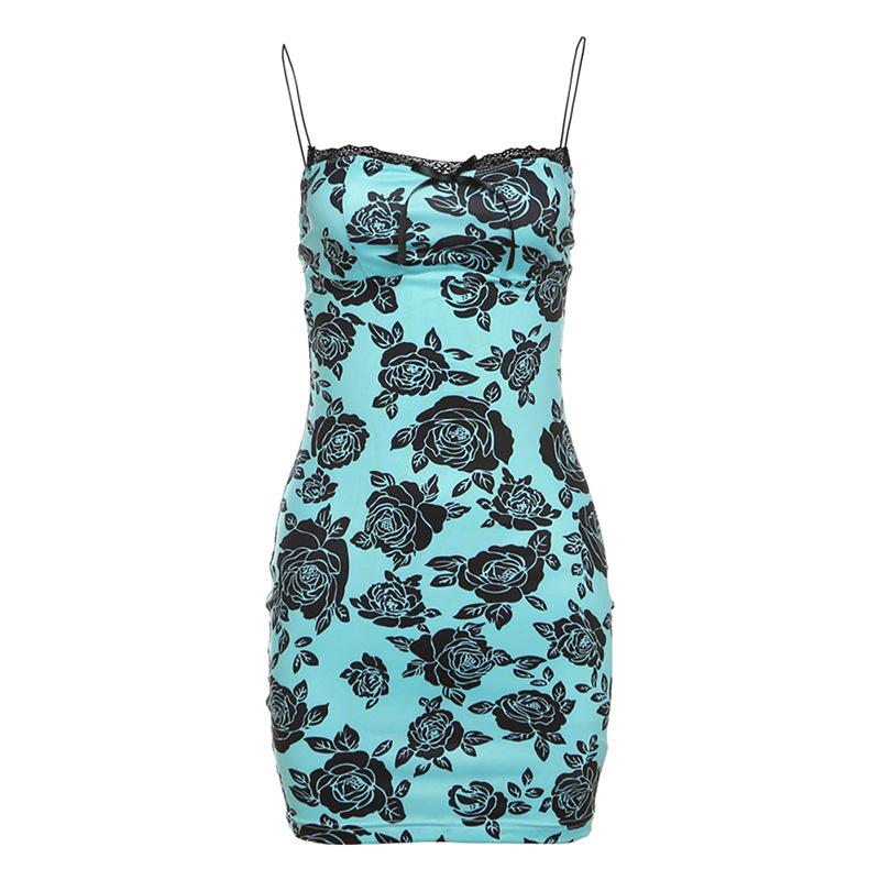 

Осенние женские модные облегающие платья с открытой спиной и принтом в стиле ретро с сумкой-хип L синий