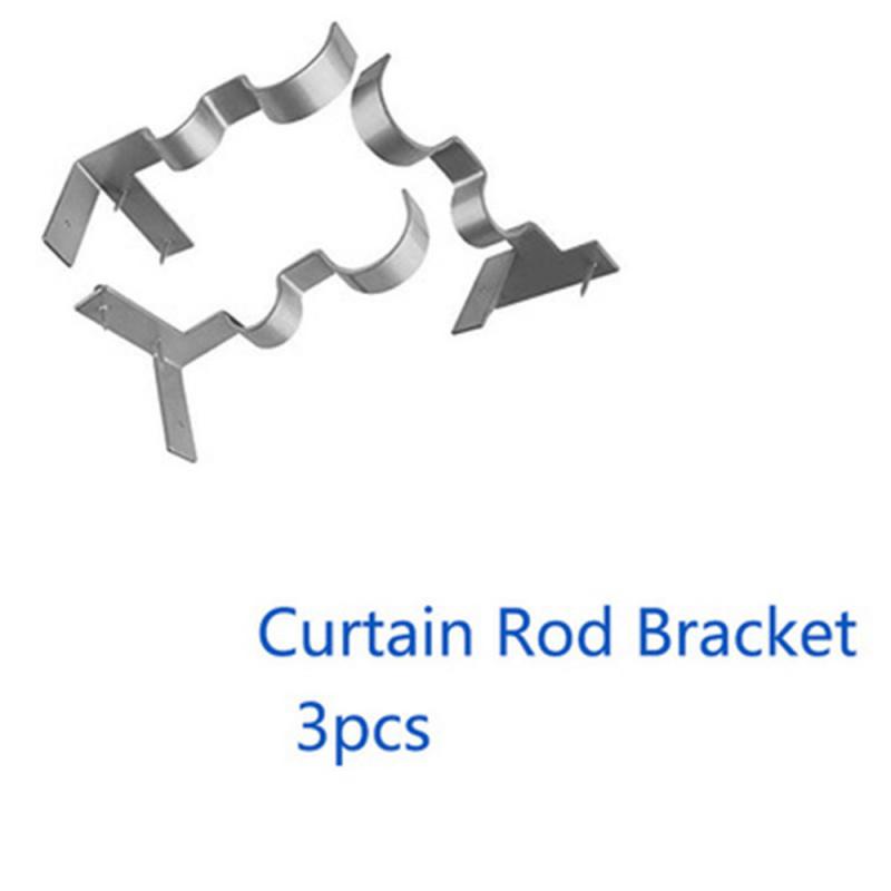 Neue Vorhangstangenhalterung Vorhangstangenhalterungen direkt in Fensterrahmen schrauben Doppelvorhangstangenhalterung Beschläge