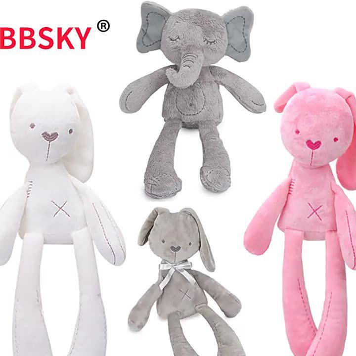 BBSKY Long-Legged Rabbit Plush Toy for Infants