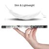 For iPad Air 11 (2025)/(2024) Tablet Case Pattern Printing Tri-Fold Stand Leather + TPU Cover with Pen Holder