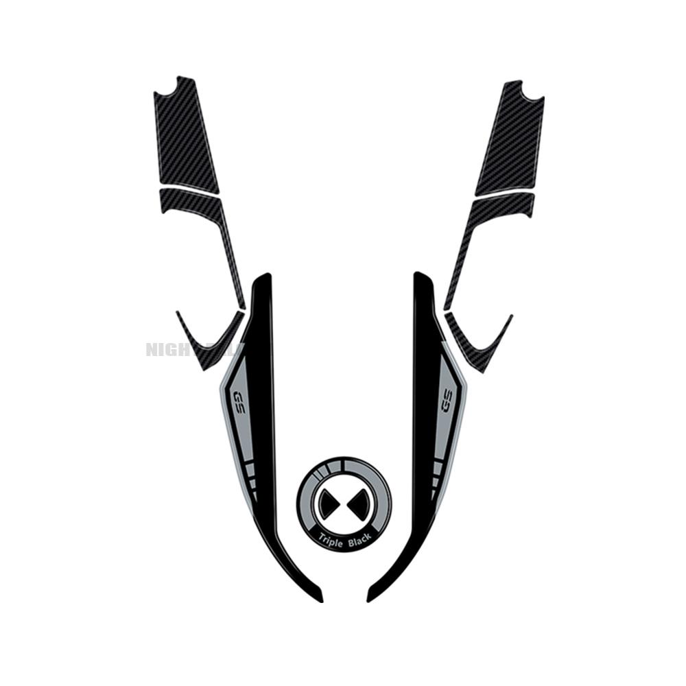 R1250gs 2022 Motorcycle 3D Epoxy Resin Sticker Fender Protection Decal For BMW R1250 GS R1250 GS Adventure 2021 - 2023