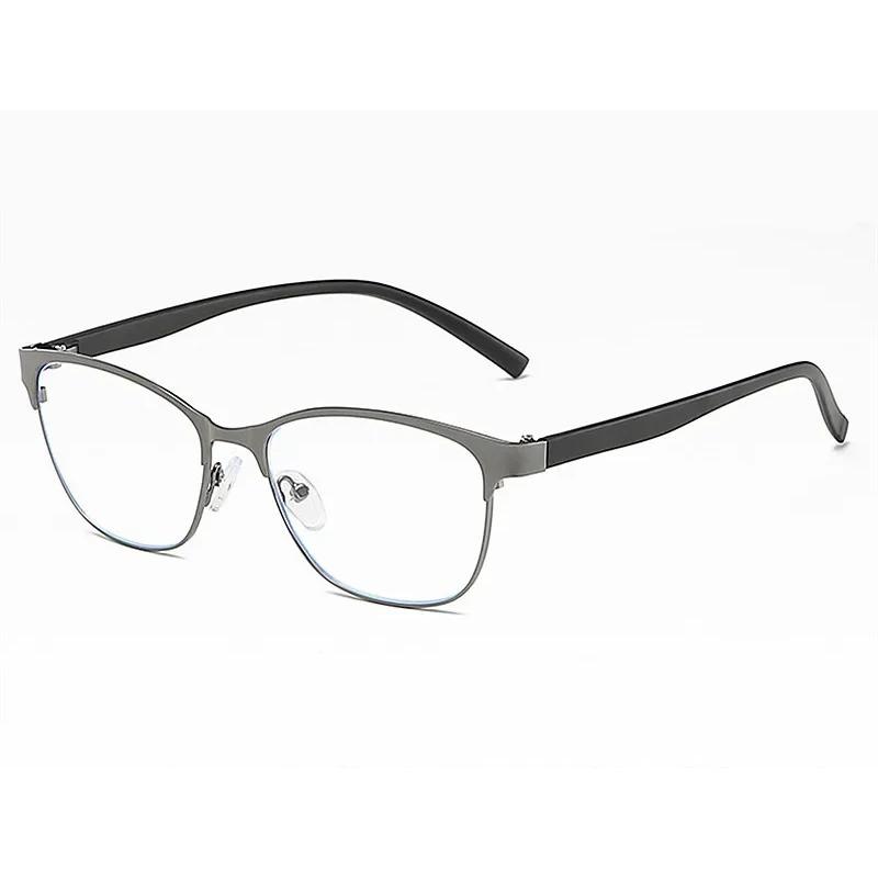 

Женские очки для чтения «кошачий глаз» из нержавеющей стали, ретро очки для дальнозоркости, анти-синий свет для родителей, Lentes Opticos Para Mujer 4