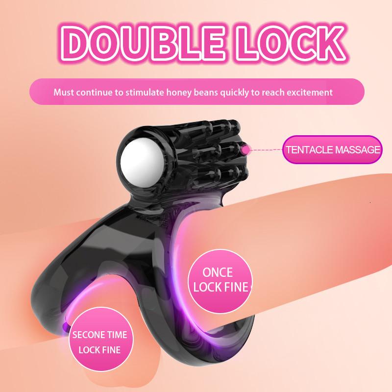 Penis Vibrator Ring Sex Toys For Men Penis Massage Cock Extender Ring Delay Premature Ejaculation