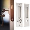Sliding Door Mortise Lock with 2 Keys Zinc Alloy   Recessed Handle     for Wood Furniture Hardware